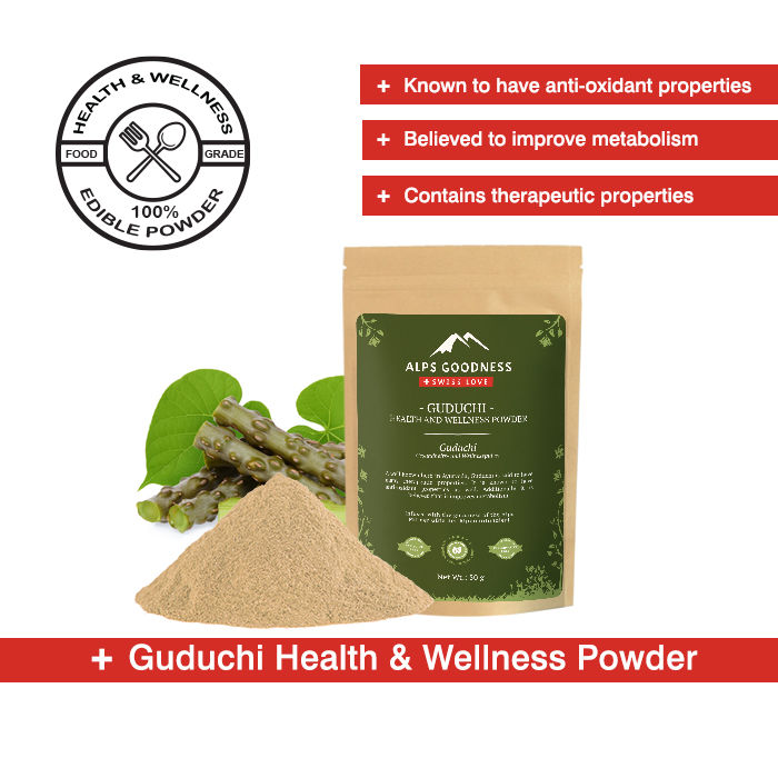 Buy Alps Goodness Health & Wellness Powder - Guduchi (50 gm) to Enhance Overall Well-Being - Purplle