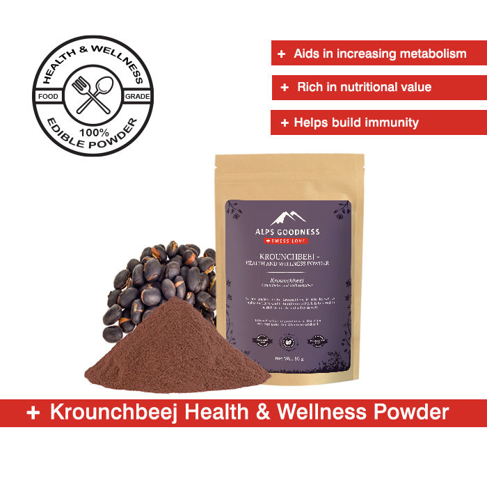 Buy Alps Goodness Health & Wellness Supplement Powder - Krounchbeej (50 gm) to Enhance Overall Well-Being - Purplle