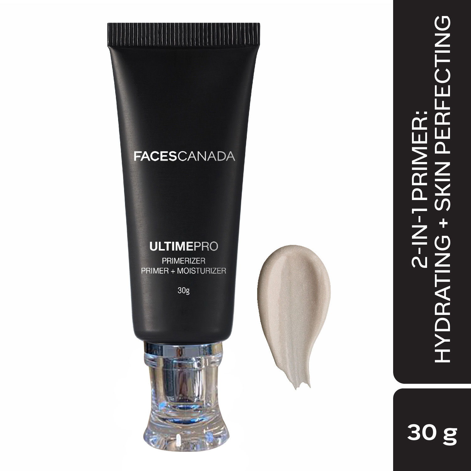 Buy FACES CANADA Ultime Pro Primerizer Primer + Moisturizer, 30 g | Skin Perfecting & Hydrating Face Primer | Flawless Look | Minimizes Pores & Fine Lines | Shea Butter, Vitamin E, Antioxidants Enriched - Purplle