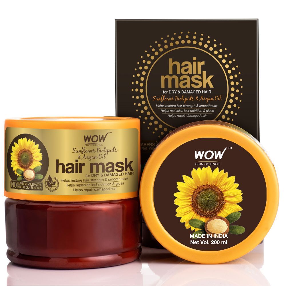 Buy WOW Skin Science Hair Mask For Dry & Damaged Hair (200 ml) - Purplle