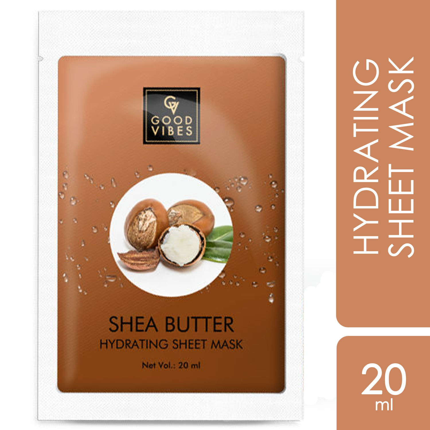 Buy Good Vibes Hydrating Sheet Mask - Shea Butter (20 ml) - Purplle