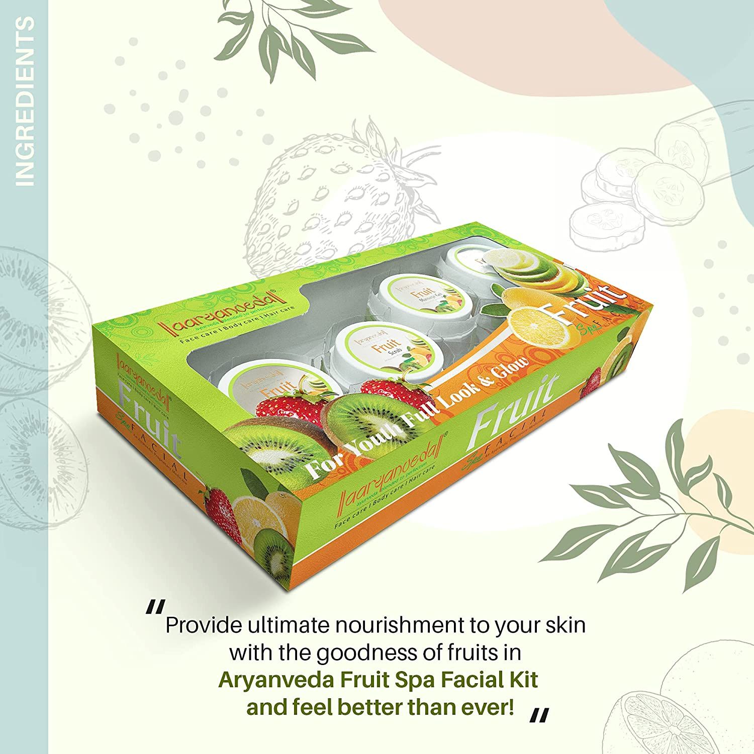 Buy Aryanveda Fruit Spa Facial (210 g) Online | Purplle