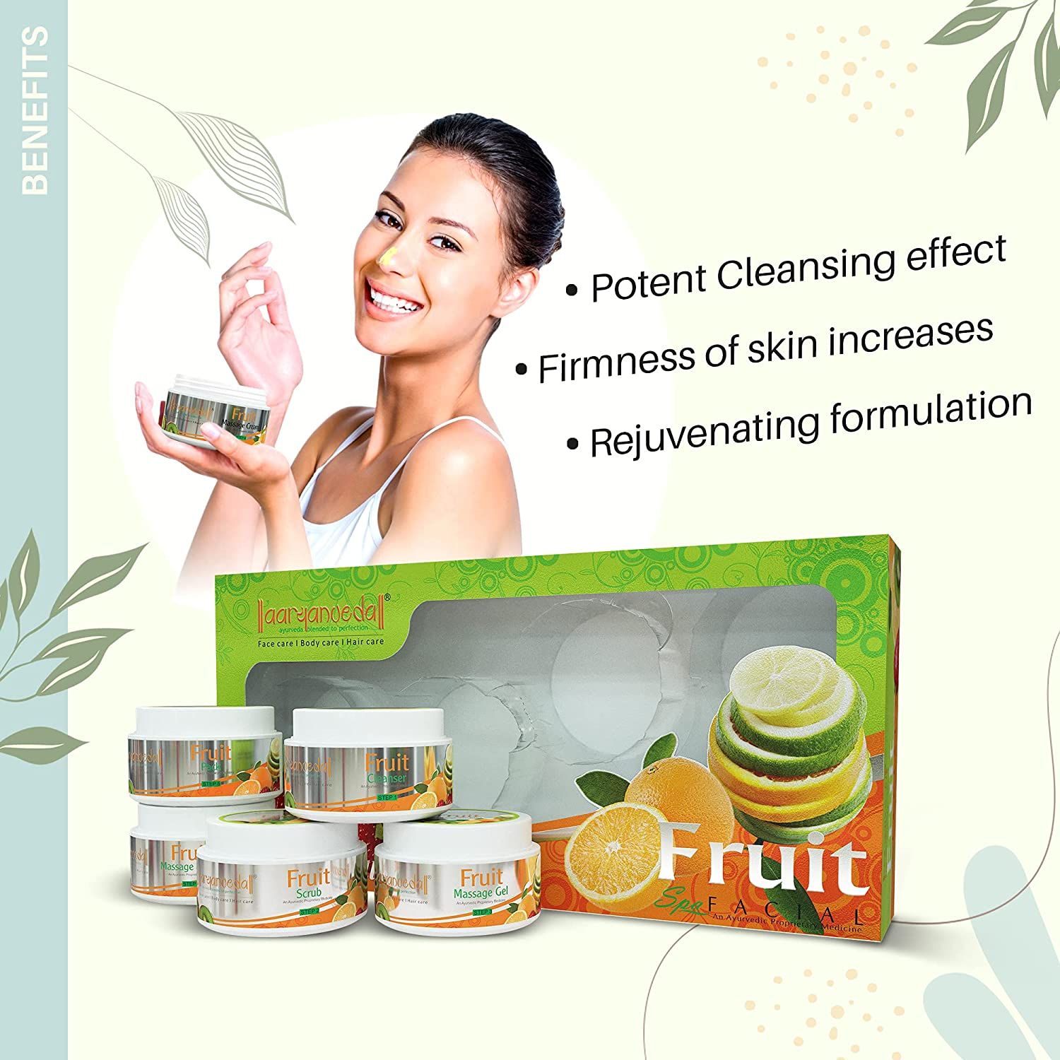 Buy Aryanveda Fruit Spa Facial (210 g) Online | Purplle