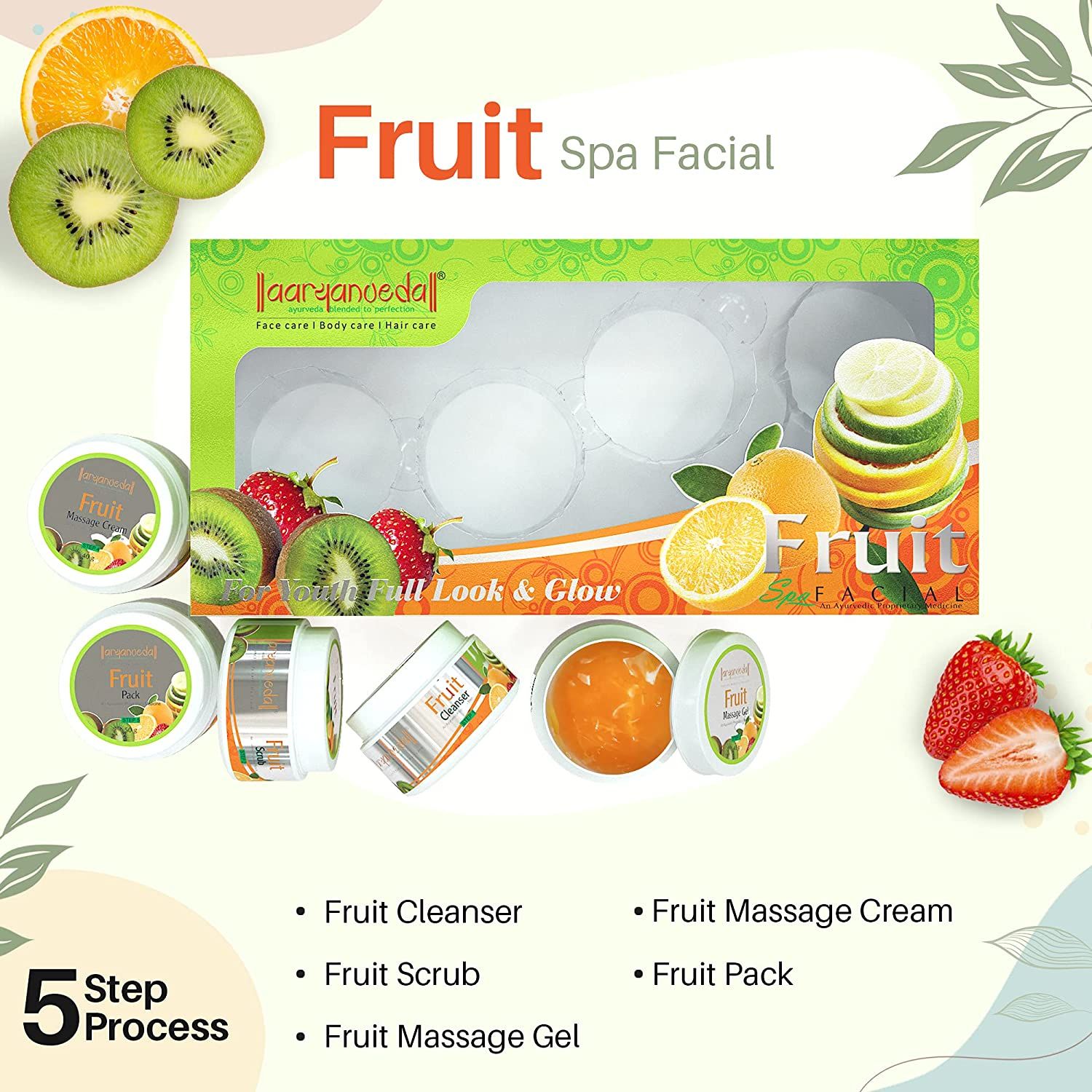 【fruitsalada】peu à beauté Hiru spa Buy Aryanveda Fruit Spa Facial (210 g) Online | Purplle