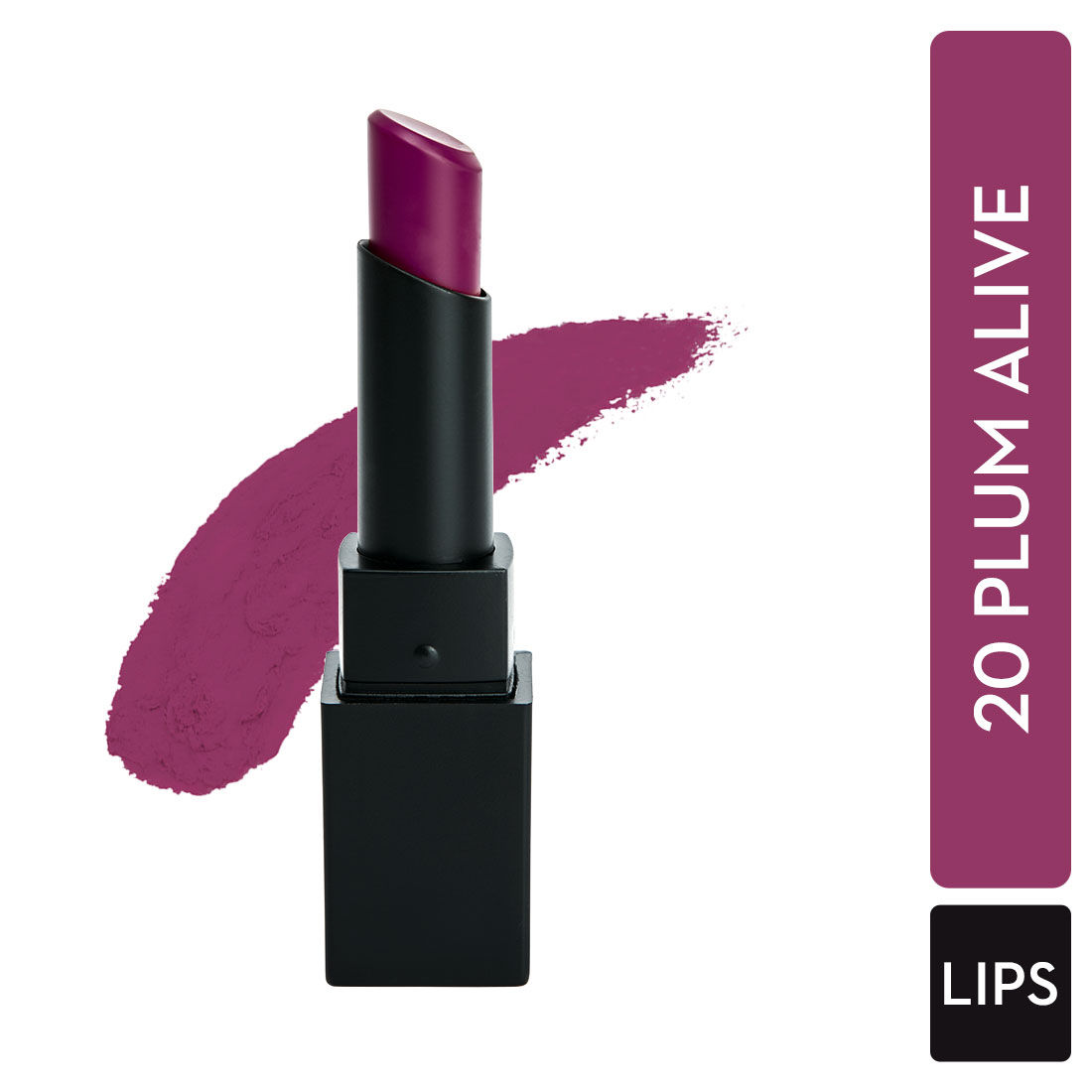 Buy SUGAR Cosmetics - Nothing Else Matter - Longwear Matte Lipstick - 20 Plum Alive (Deep Berry with Cool Undertone) - 3.5 gms - Water-Resistant, Premium Matte Lipstick, Paraben Free - Purplle