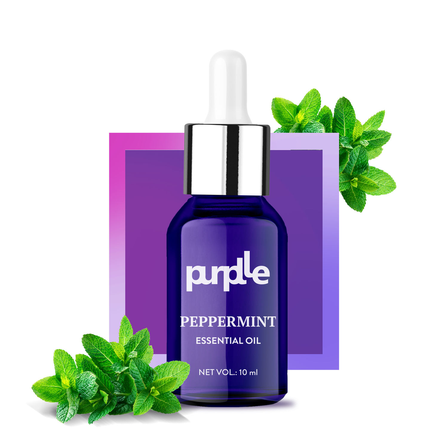 Buy Purplle Essential Oil - Peppermint | Quick Absorption | All Skin Types | Anti-acne | Multi-use | Nourishing | Dimishes Scarring (10 gms) - Purplle