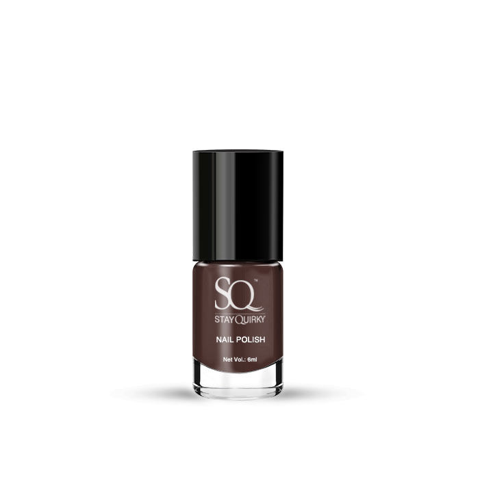 Buy Stay Quirky Nail Polish Glossy Brown Sendin' You Nudes - Lovin' 5 | High Shine | Quick Drying | Consistent Shade | One-swipe Application (6 ml) - Purplle