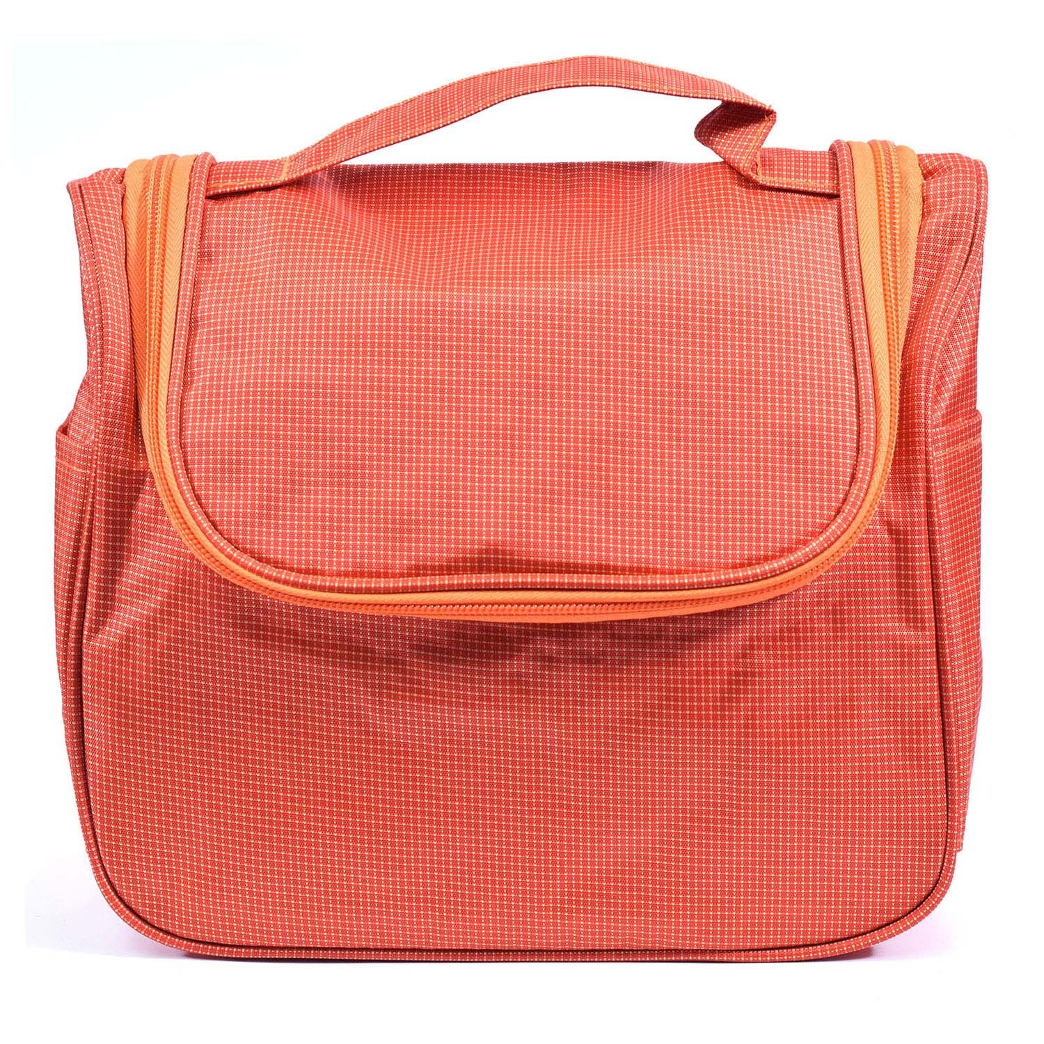 Buy Bonjour Paris Coat Me Premium Multi Purpose Makeup Bag / Travel Case Unisex , Orange - Purplle