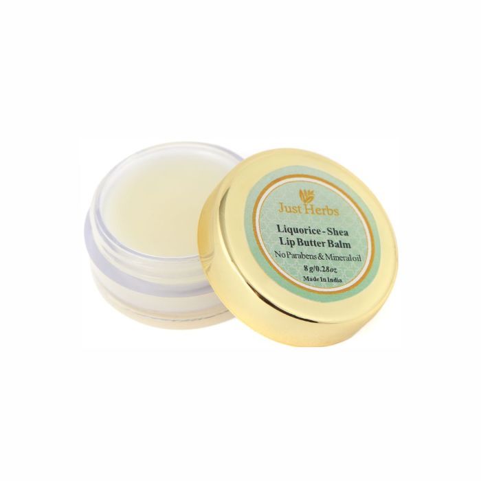 Buy Just Herbs Liquorice Shea Lip Butter Balm (8 g) - Purplle