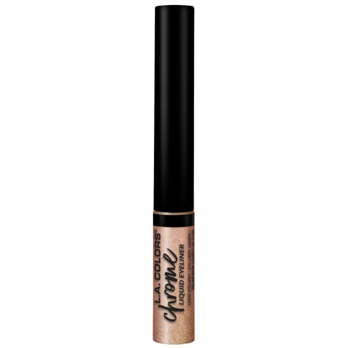 Buy L.A. Colors Chrome Liquid Eyeliner - Rose Gold (5 ml) - Purplle