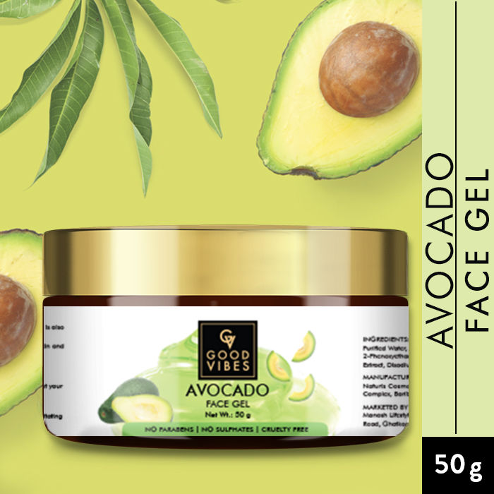 Buy Good Vibes Face Gel - Avocado (50 gm) - Purplle