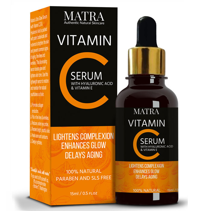 Buy Matra Vitamin C Ultra Glow Serum With Hylauronic Acid & Vit E (15 ml) - Purplle