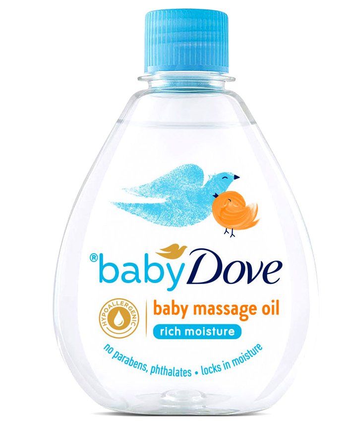 Buy Baby Dove Rich Moisture Baby Massage Oil (200 ml) - Purplle