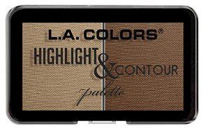 Buy L.A. Colors Highlight & Contour Palette - Medium to Tan - Purplle