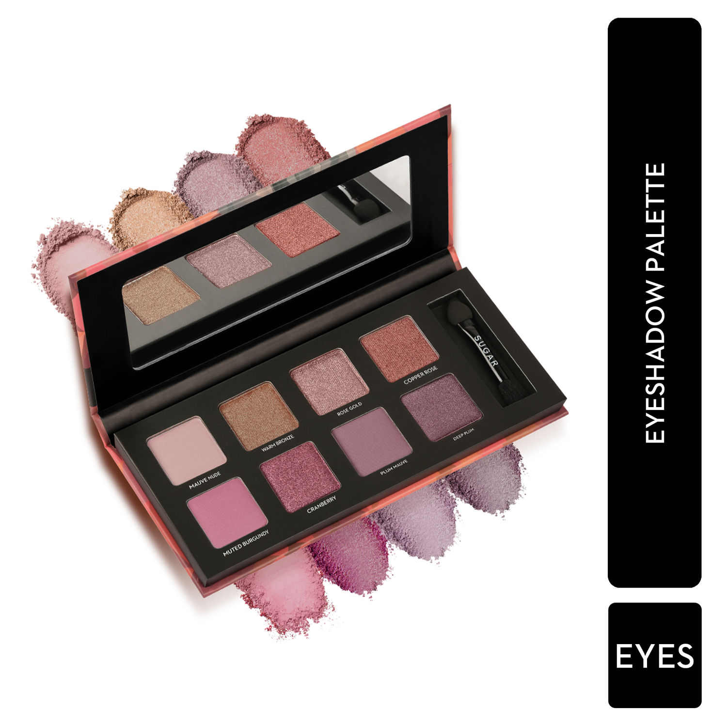 Buy SUGAR Cosmetics - Blend The Rules - Eyeshadow Palette - 03 Fantasy (8 Mauve Shades) - Long Lasting, Smudge Proof Eyeshadow for Smoky Eye Look, Paraben-Free - Purplle