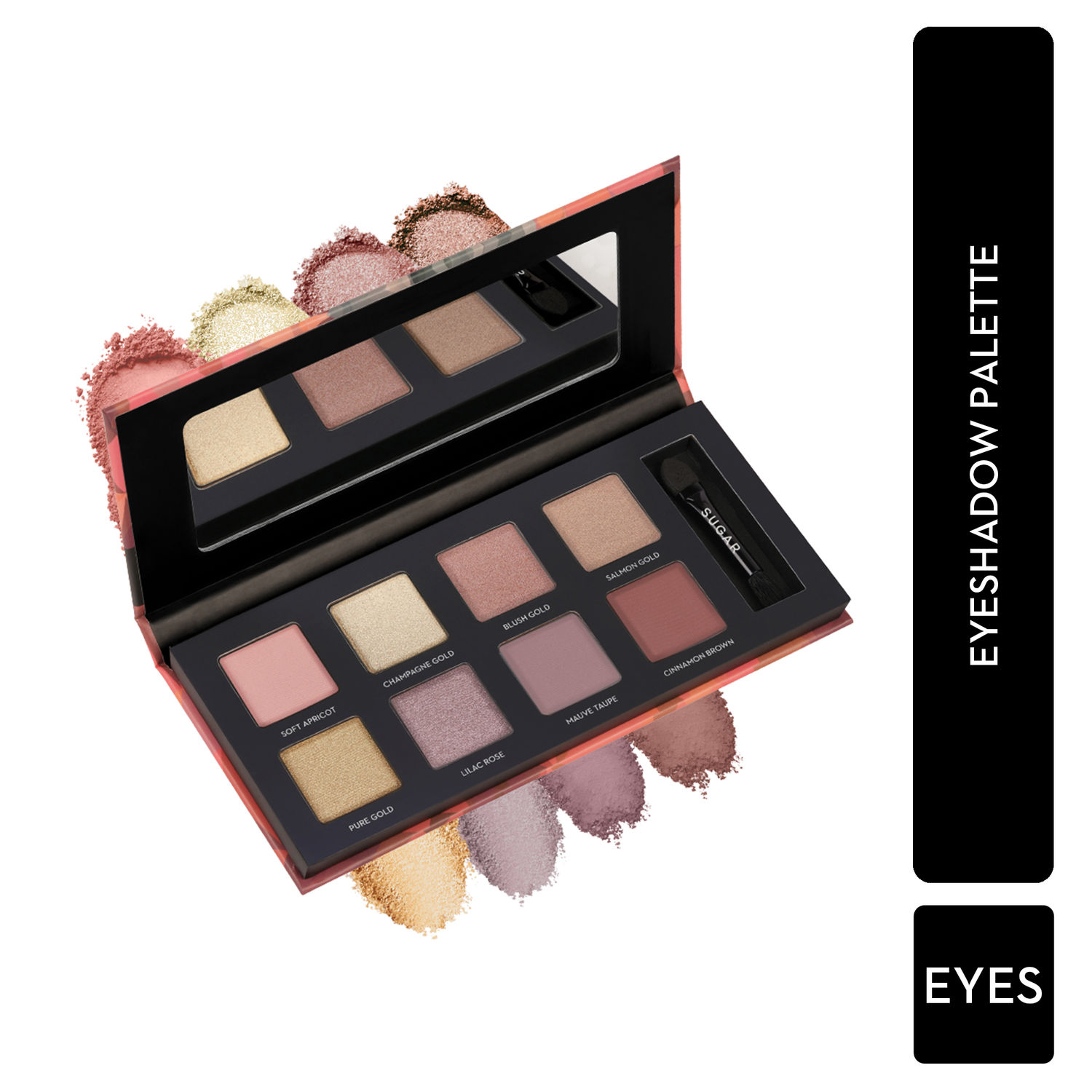 Buy SUGAR Cosmetics - Blend The Rules - Eyeshadow Palette - 04 Fetish (8 Nudes Shades) - Long Lasting, Smudge Proof Eyeshadow for Smoky Eye Look, Paraben-Free - Purplle