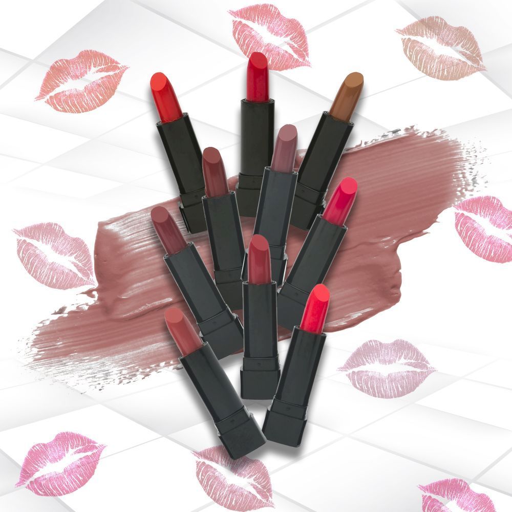 Buy AYA Matte Lipstick (Set of 10) - Purplle