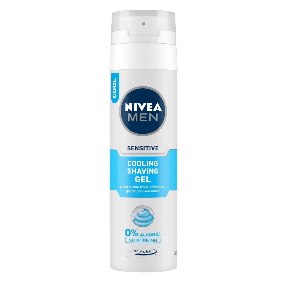 Buy Nivea Men Sensitive Cooling Shaving Gel (200 ml) - Purplle