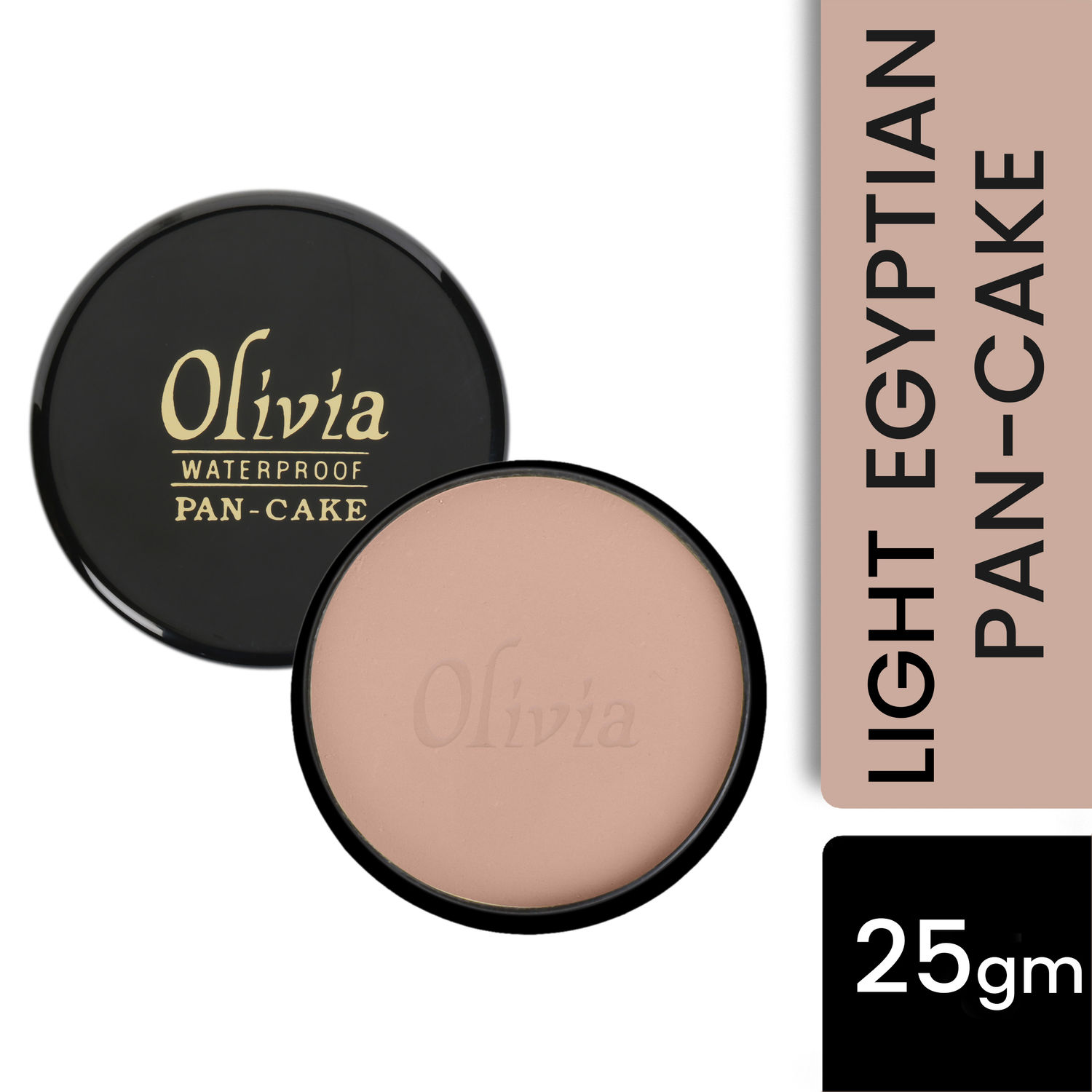 Buy Olivia Waterproof Pan-Cake Light Egyptian (25 g) - Purplle