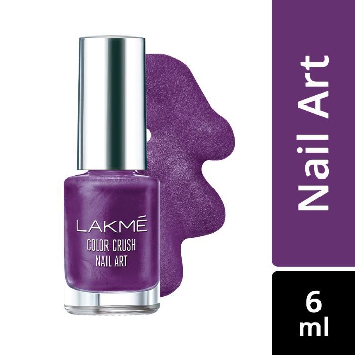 Buy Lakme Color Crush Nail Art - Purple M15 (6 ml) - Purplle