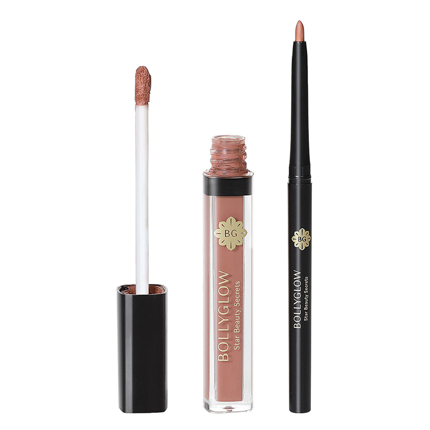 Buy Bollyglow Send Nudes Lip Liner & Matte Liquid Lipstick - Purplle