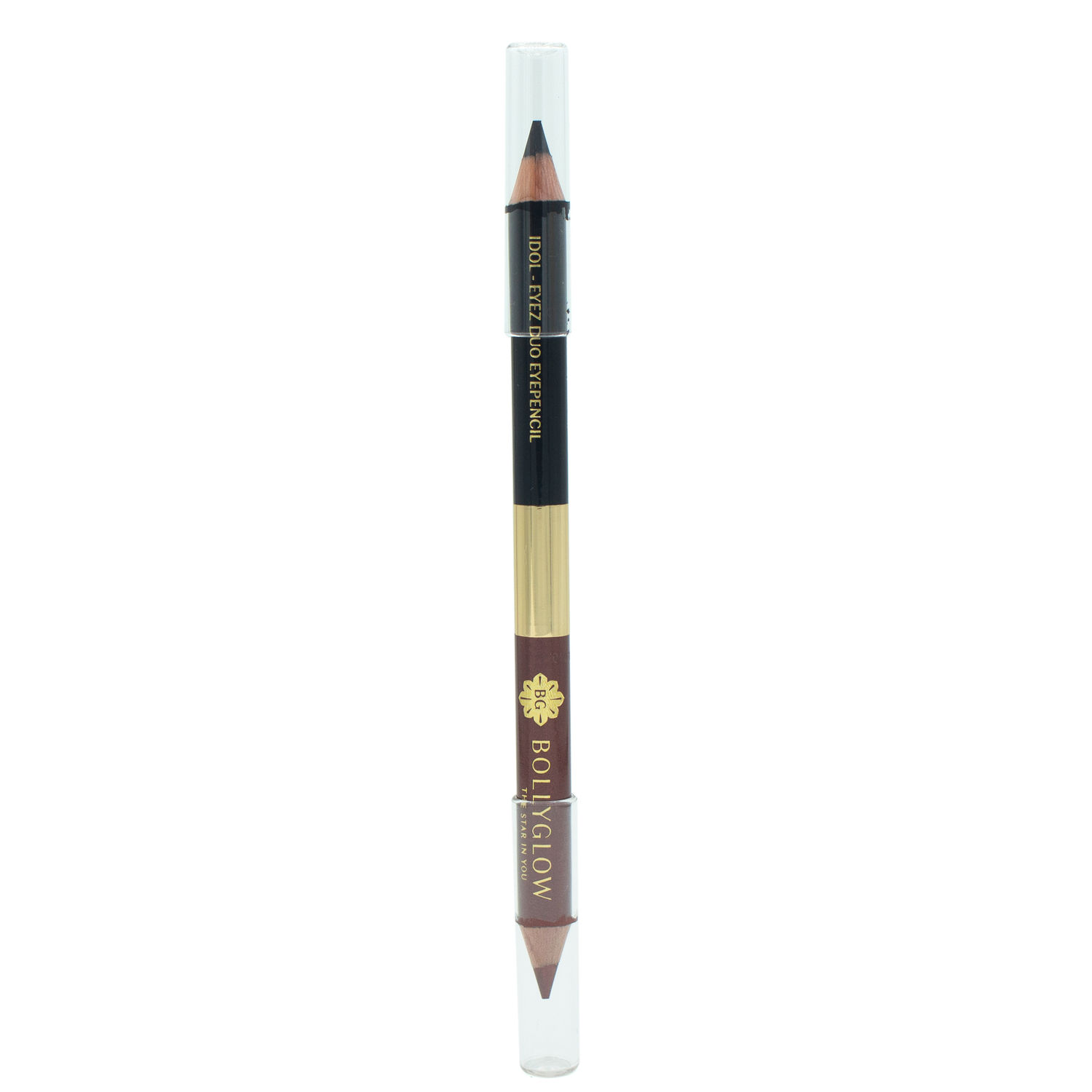 Buy Bollyglow Idol-Eyez Duo Eye Pencil Eyeliner Midnight Moon + Brazen Bronze (0.78 g) - Purplle