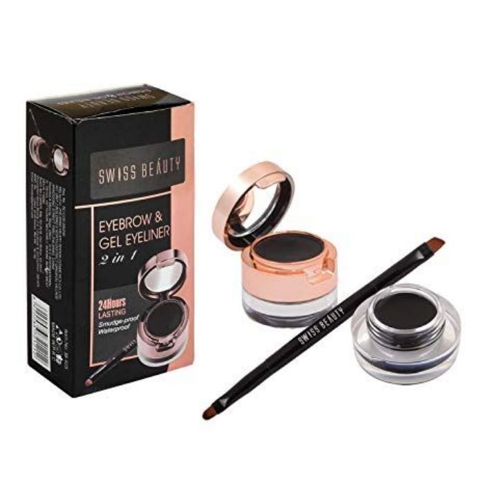Buy Swiss Beauty Eyebrow & Gel Eyeliner 2 in 1 (SB-925) (4 g) - Purplle