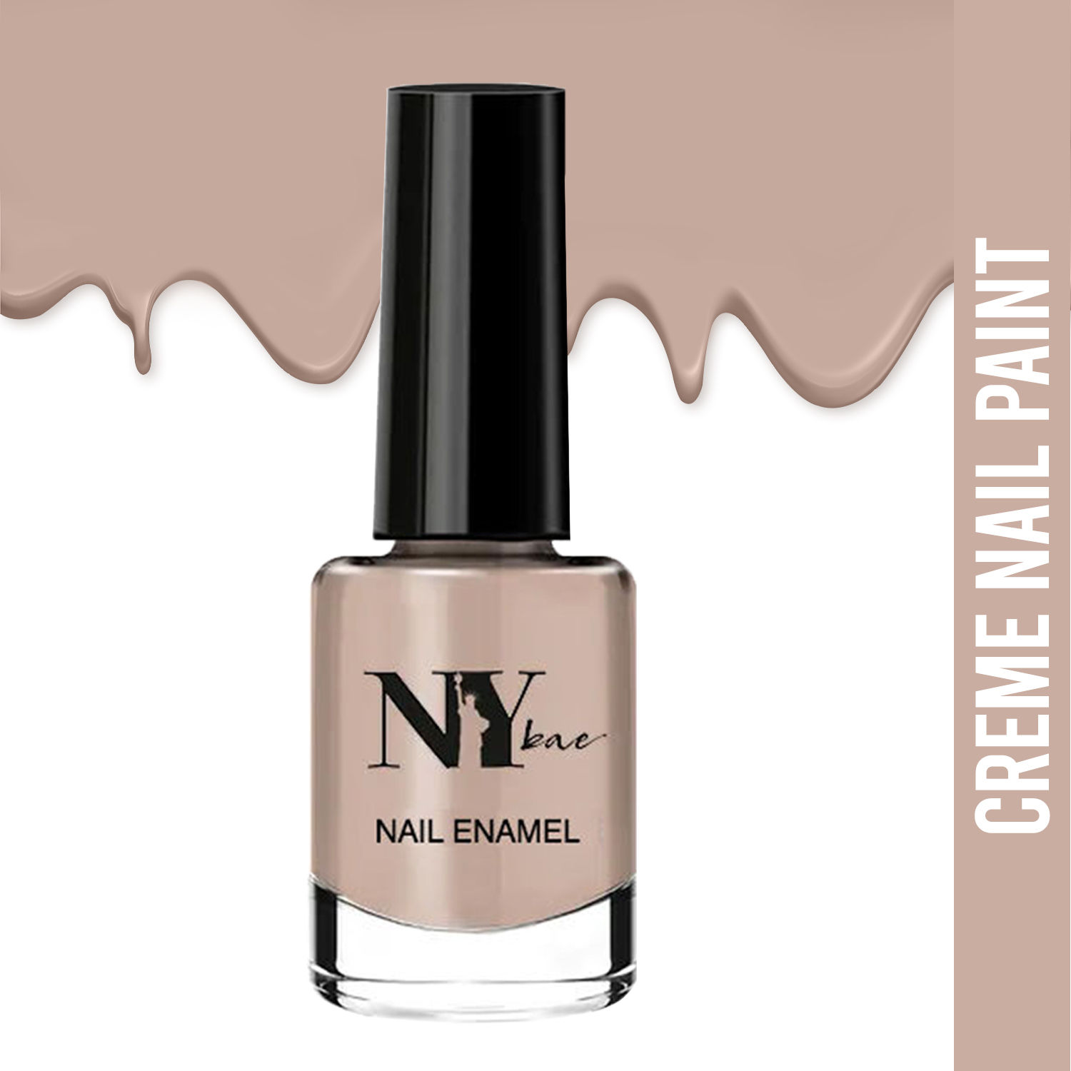 Buy NY Bae Creme Nail Enamel - Hot Dog 1 (6 ml) | Purple | Rich Pigment | Chip-proof | Long lasting | Quick Drying | Cruelty Free - Purplle