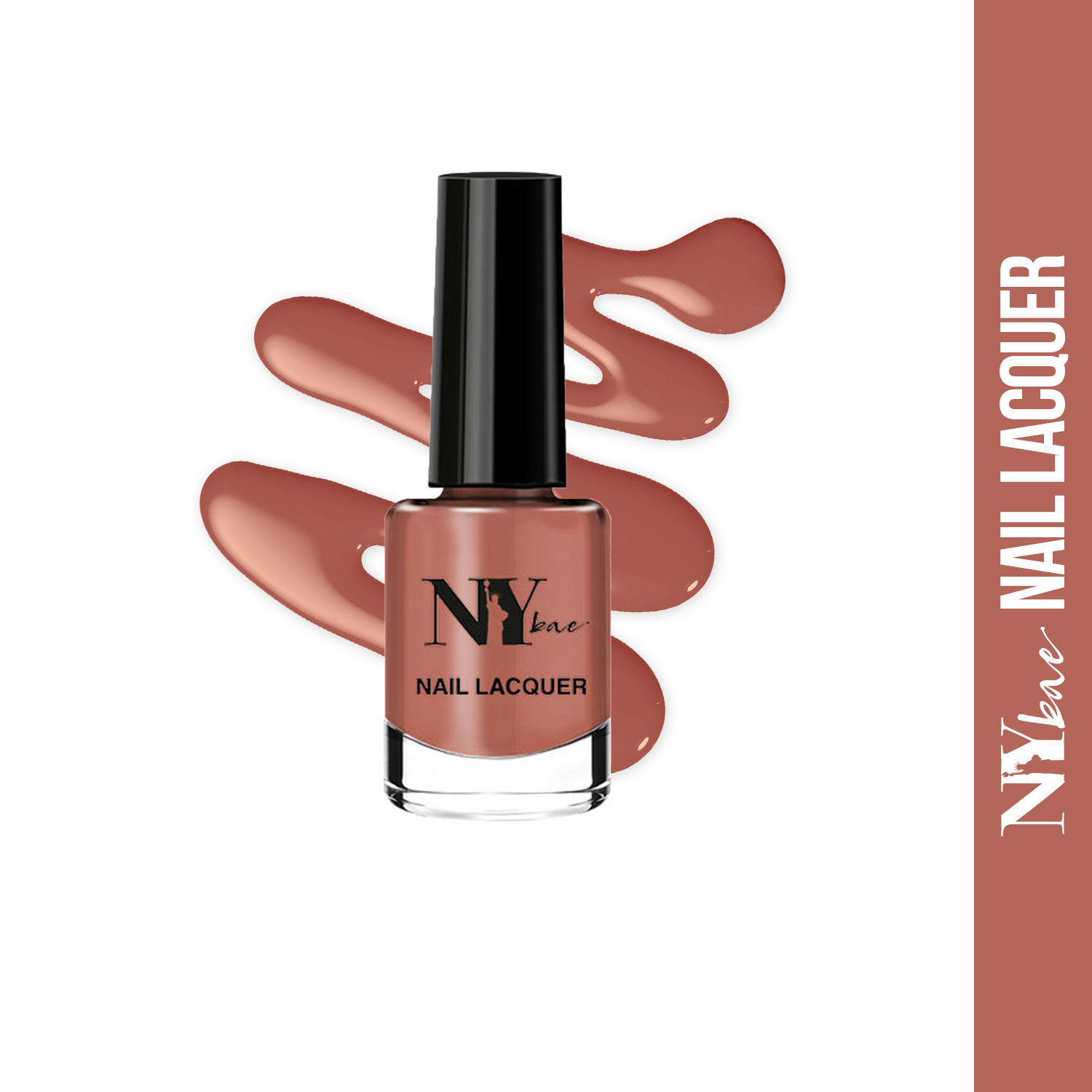 Buy NY Bae Gel Nail Lacquer - Frozen Hot Chocolate 20 (6 ml) | Luxe Gel Finish | Brown | Highly Pigmented | Chip Resistant | Long lasting | Full Coverage | Streak-free Application | Cruelty Free | Non-Toxic - Purplle