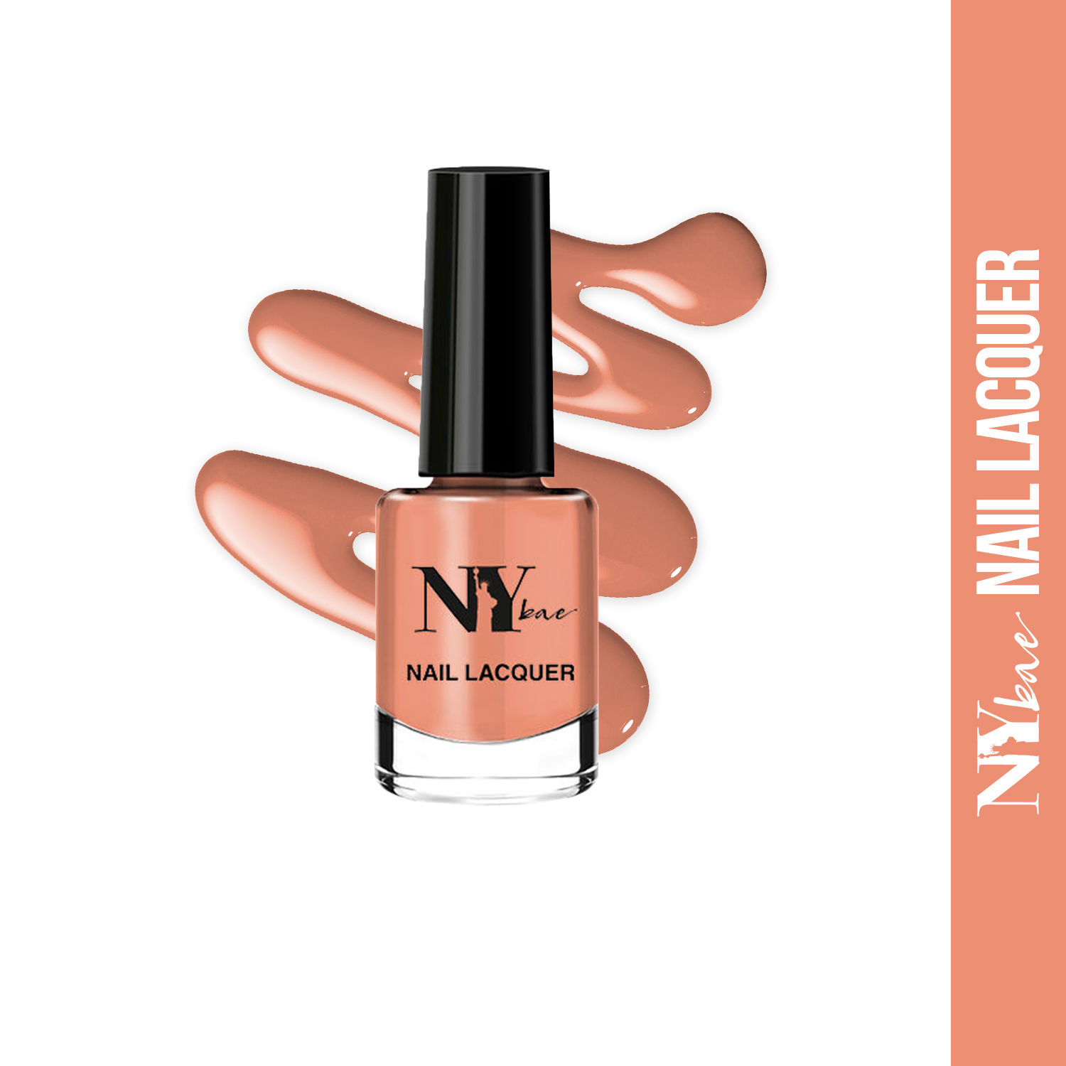 Buy NY Bae Gel Nail Lacquer - Bacon Egg & Cheese 5 (6 ml) | Peach | Luxe Gel Finish | Highly Pigmented | Chip Resistant | Long lasting | Full Coverage | Streak-free Application | Cruelty Free | Non-Toxic - Purplle