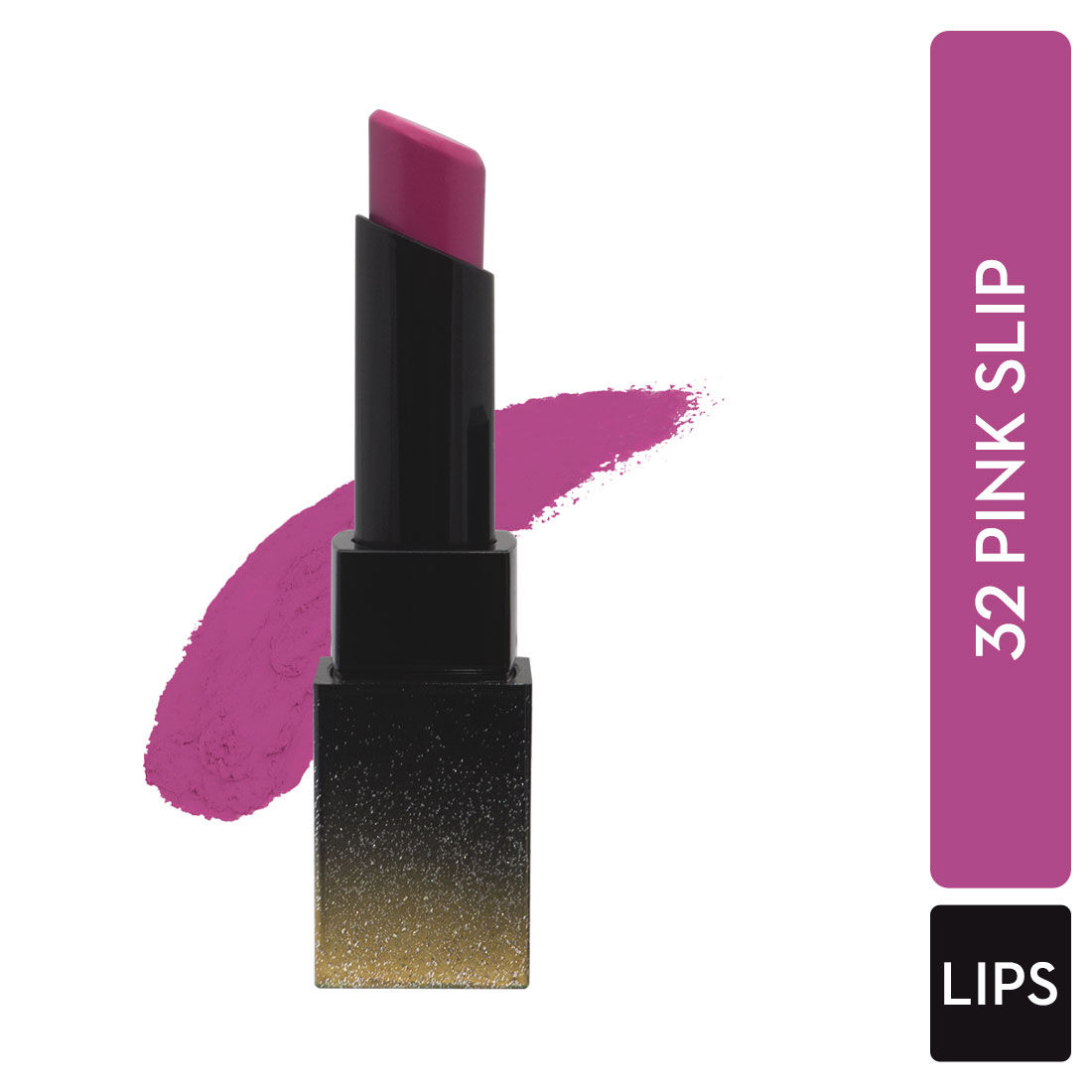Buy SUGAR Cosmetics - Nothing Else Matter - Longwear Matte Lipstick - 32 Pink Slip (Fuchsia) - 3.5 gms - Water-Resistant, Premium Matte Lipstick, Paraben Free - Purplle