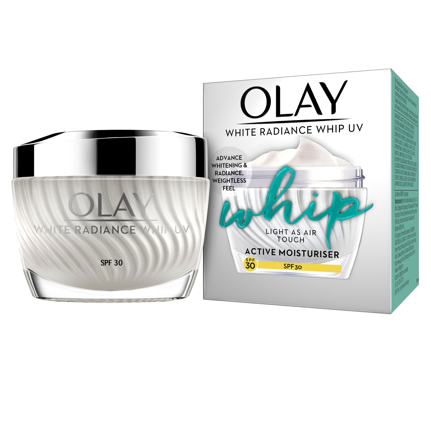 Buy Olay White Radiance Whip UV SPF 30 - Purplle