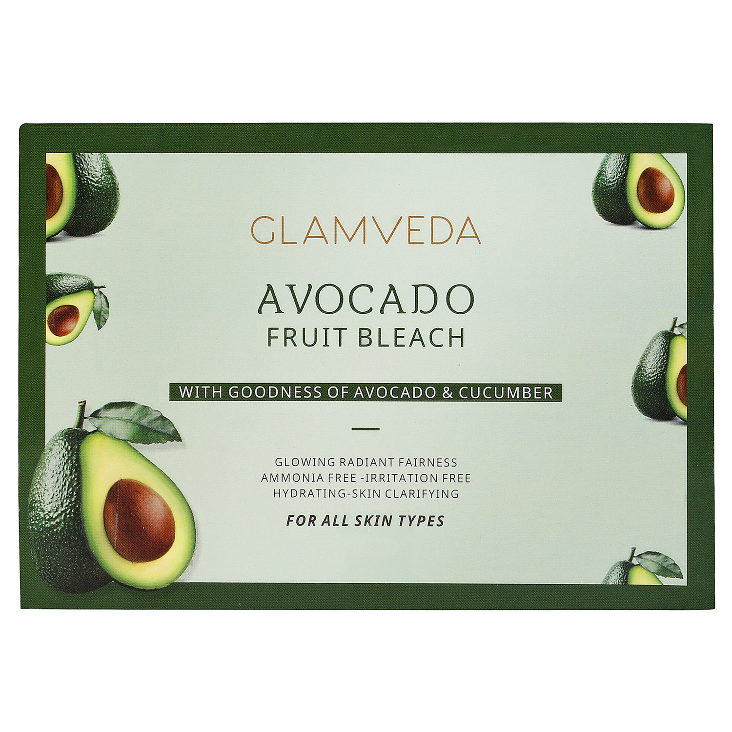 Buy Glamveda Avocado Fruit Face & Body Bleach (250 ml) - Purplle