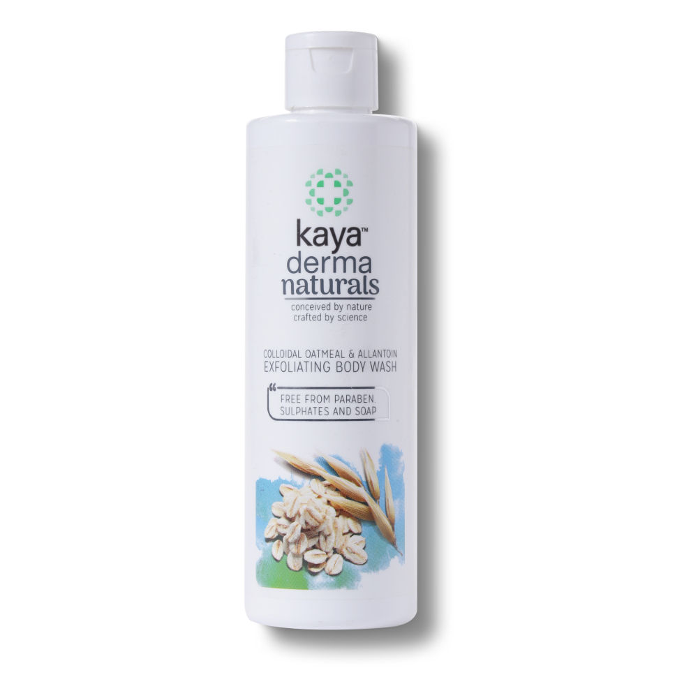 Buy Kaya Colloidal Oat Meal And Allantoin Exfoliating Body Wash mild pH balanced Free from Soap & Parabens 240 Ml - Purplle