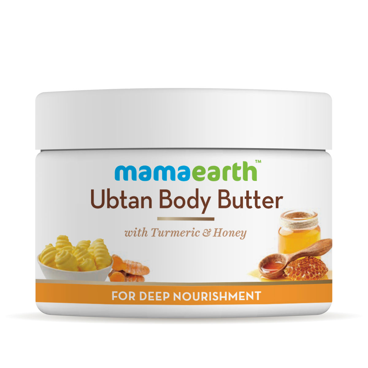 Buy Mamaearth Ubtan Body Butter, For Dry Skin, With Turmeric & Honey, For Deep Nourishment (200 g) - Purplle