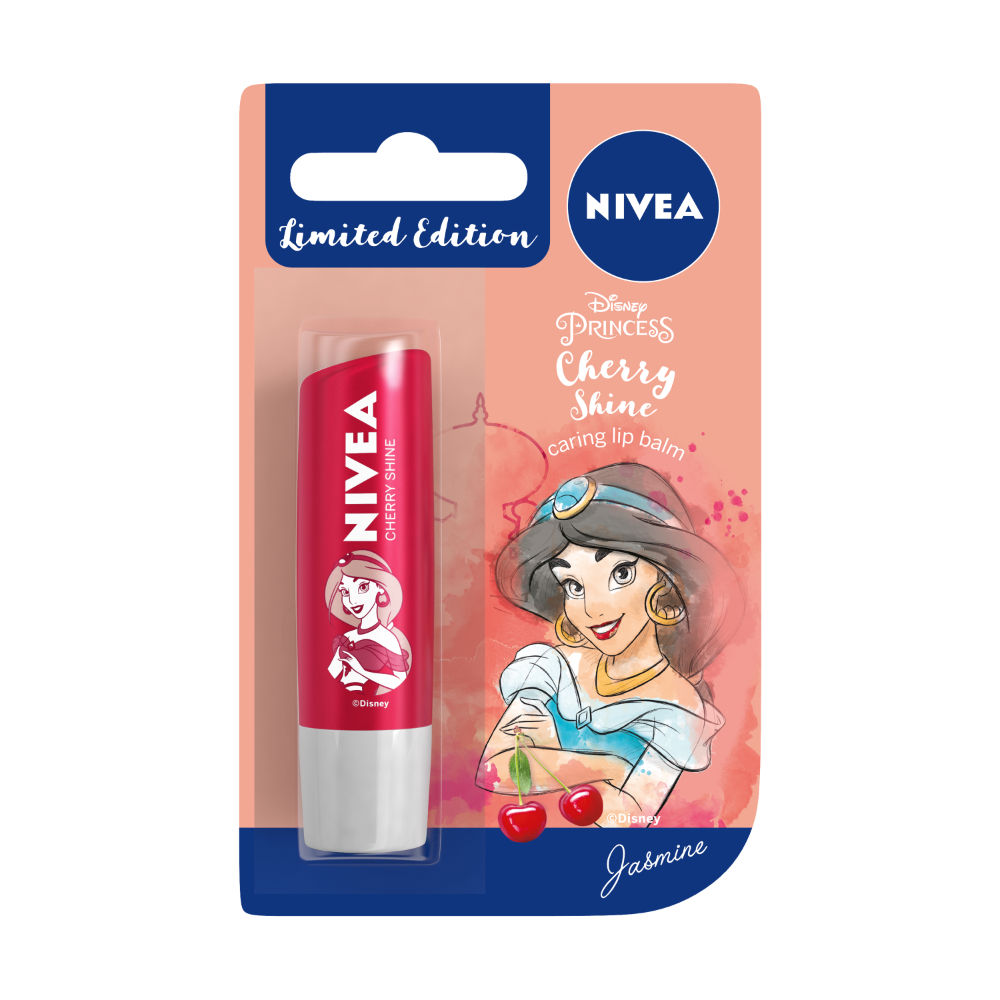 Buy Nivea Disney Princess Limited Edition Lip Balm - Cherry Shine (4.8 g) - Purplle