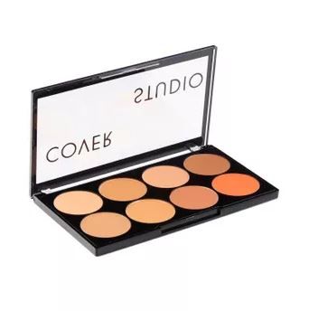 Buy Swiss Beauty Cover Studio Ultra Base Concealer Palette (16 g) (Set of 8 Colours) SB-(1402-02) - Purplle
