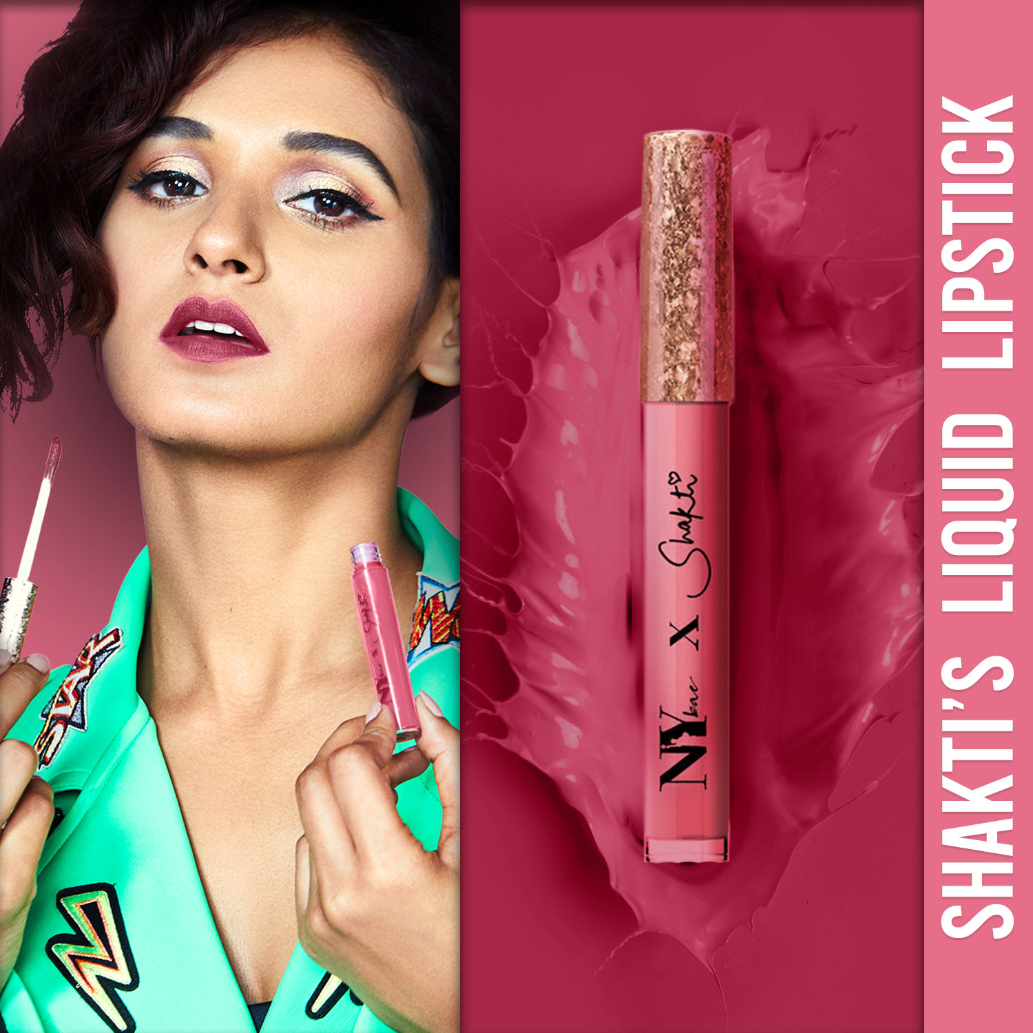Buy Shakti By NY Bae Liquid Lipstick - Fab Free Style 12 (2.7 ml) | Nude | Matte Finish | Highly Pigmented | Lasts Upto 12+ Hours | Smudge Resistant | Waterproof | Weightless | Vegan | Cruelty & Paraben Free - Purplle