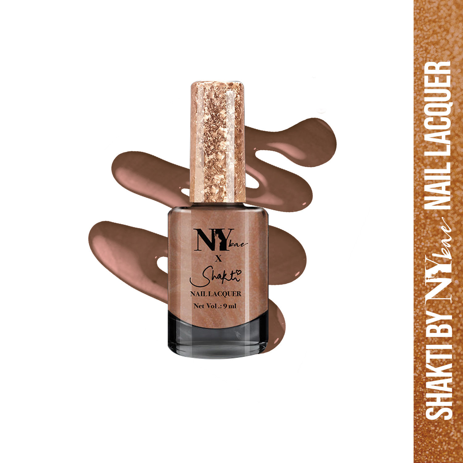 Buy Shakti By NY Bae Nail Lacquer - Greenwich Grooving 5 (9 ml) | Nude | Chameleon Effect | Highly Pigmented | Chip Resistant | Long lasting | Streak-free Application | Quick Drying | Cruelty Free - Purplle