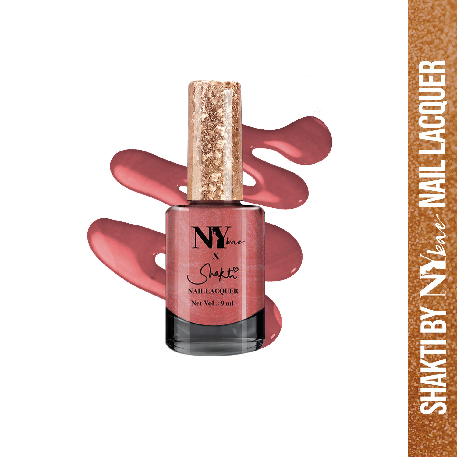 Buy Shakti By NY Bae Nail Lacquer - Grand Terminal Head Bang 7 (9 ml) | Pink | Chameleon Effect | Highly Pigmented | Chip Resistant | Long lasting | Streak-free Application | Quick Drying | Cruelty Free - Purplle