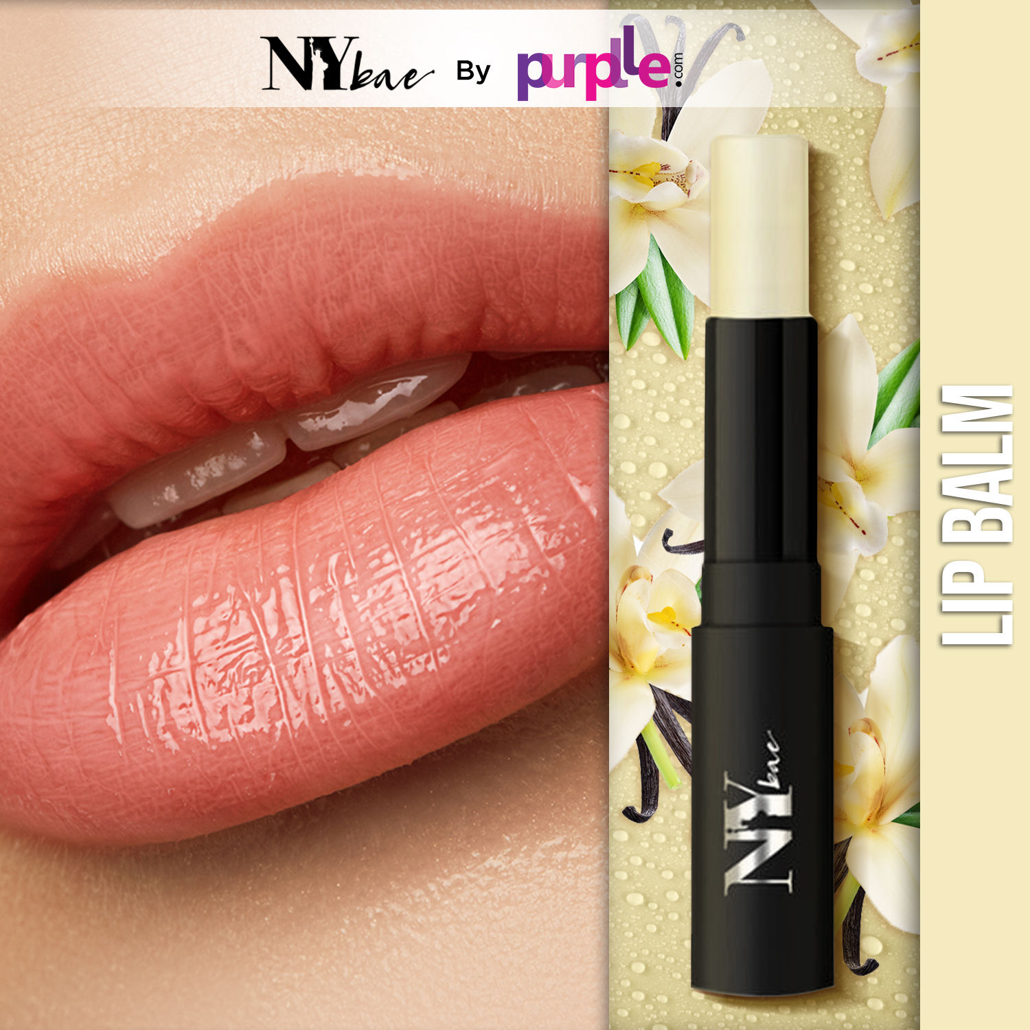 Buy NY Bae Lip Pouting on Broadway Lip Balm - Vanilla Poutin' 3 (2.5 g) - Purplle