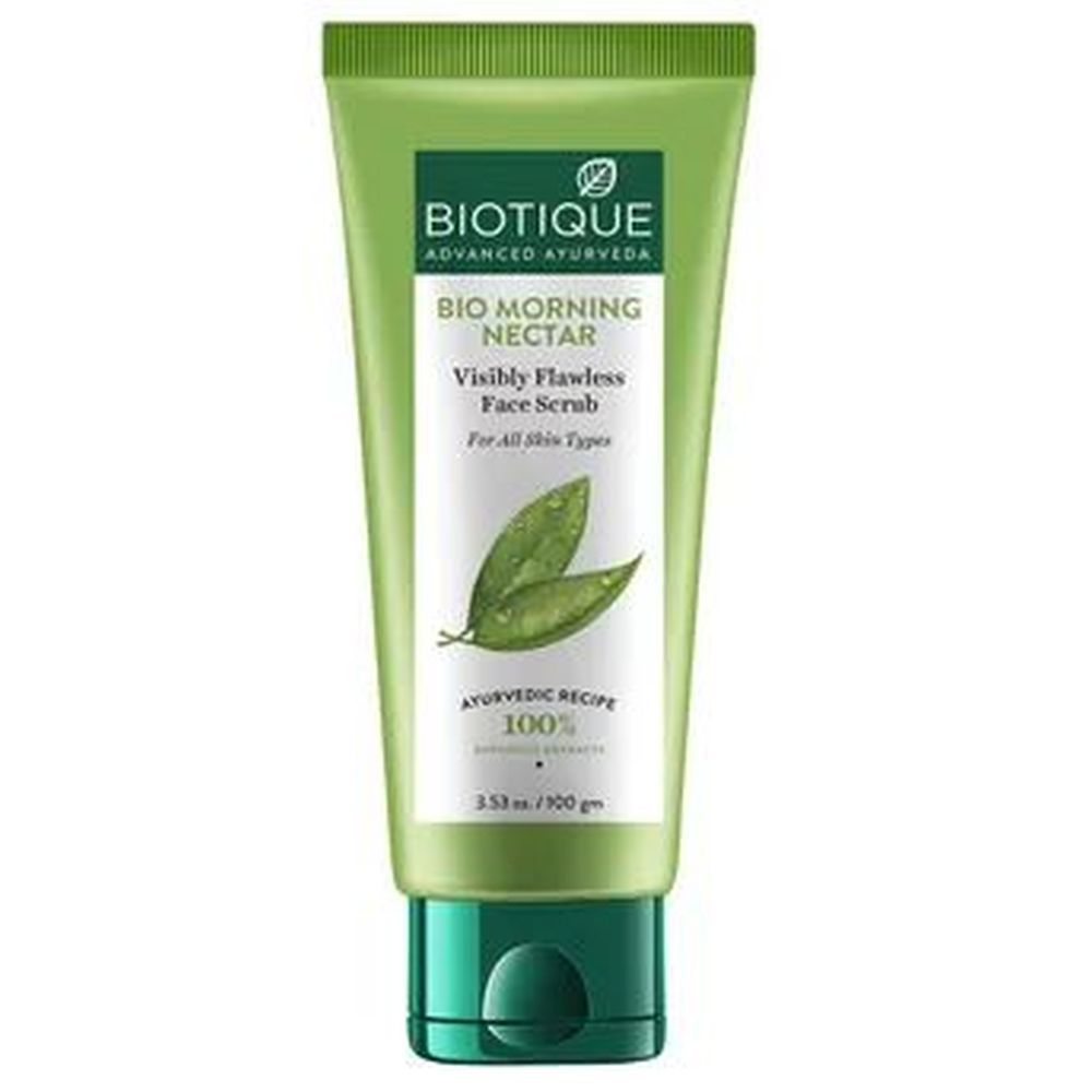 Buy Biotique Bio Morning Nectar Visibly Flawless Face Scrub (100 g) - Purplle