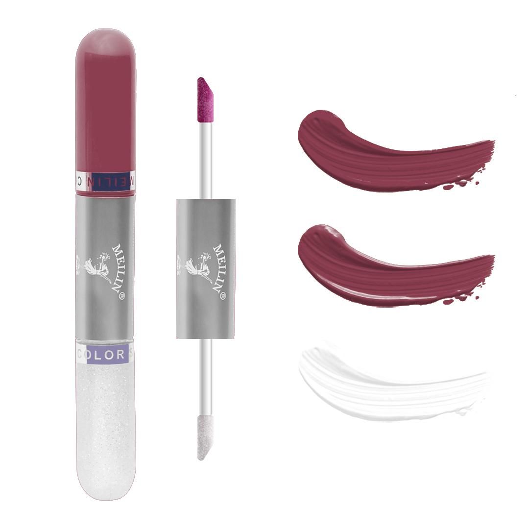 Buy Meilin 15 Hrs Colorstay 2 in 1 Shine Lipgloss Lip Color, M23 - Purplle