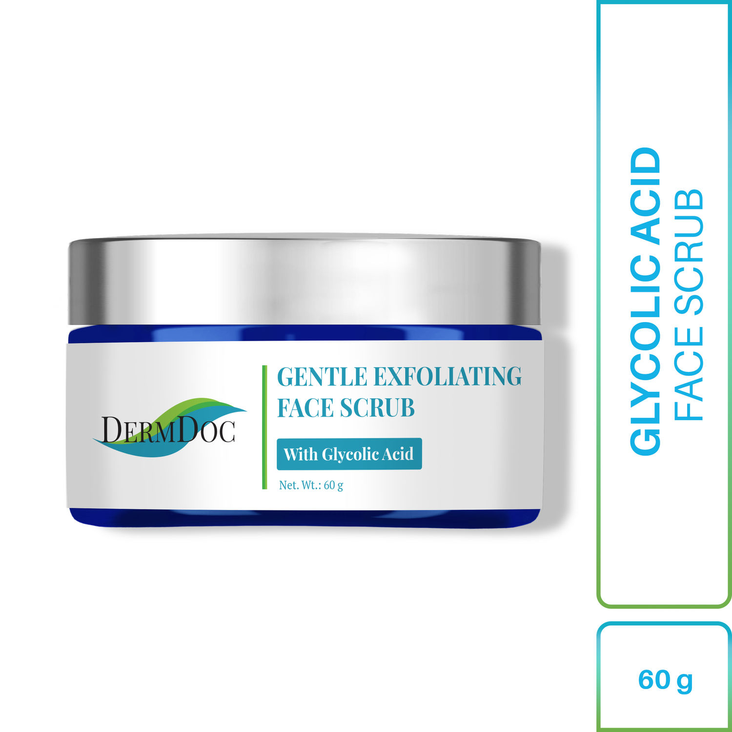 Buy DermDoc Gentle Exfoliating Face Scrub with Glycolic Acid (60 g) - Purplle