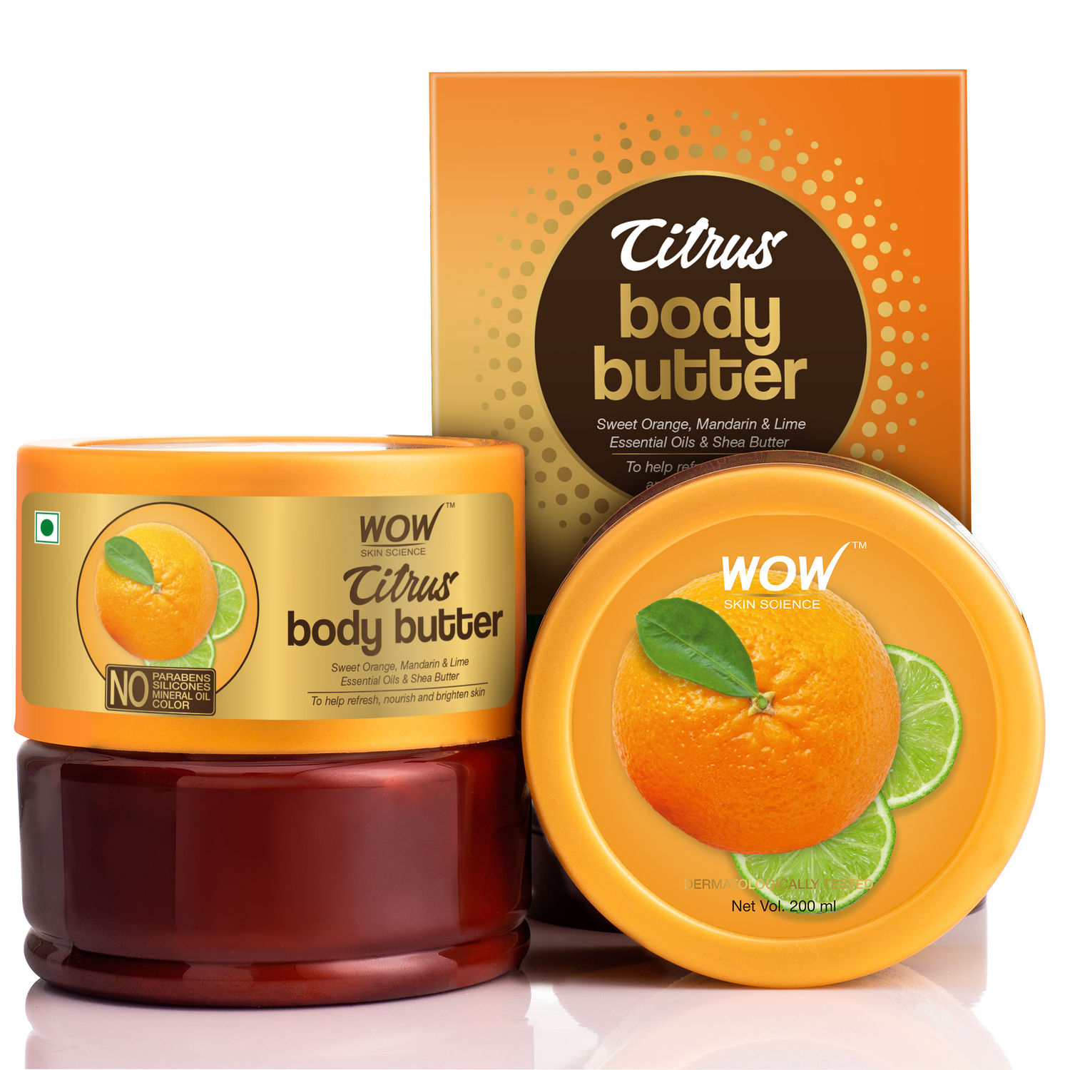 Buy WOW Skin Science Citrus Butter (200 ml) - Purplle