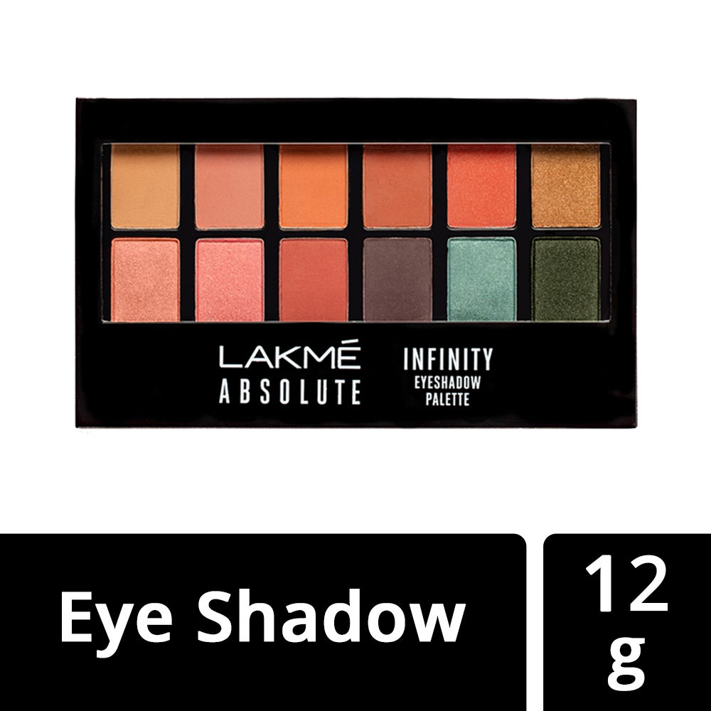 Buy Lakme Absolute Infinity Eye Shadow Palette, Coral Sunset (12 g) - Purplle