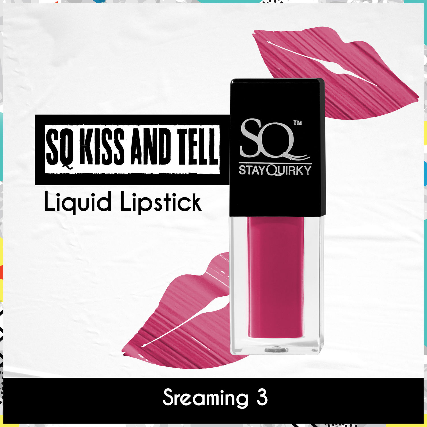 Buy Stay Quirky Kiss and Tell Pocket Sized Moisturizing Liquid Lipstick - Pink Screaming 3 | Highly Pigmented | Non-drying | Long Lasting | Easy Application | Water Resistant | Transferproof | Smudgeproof (2.8 ml) - Purplle