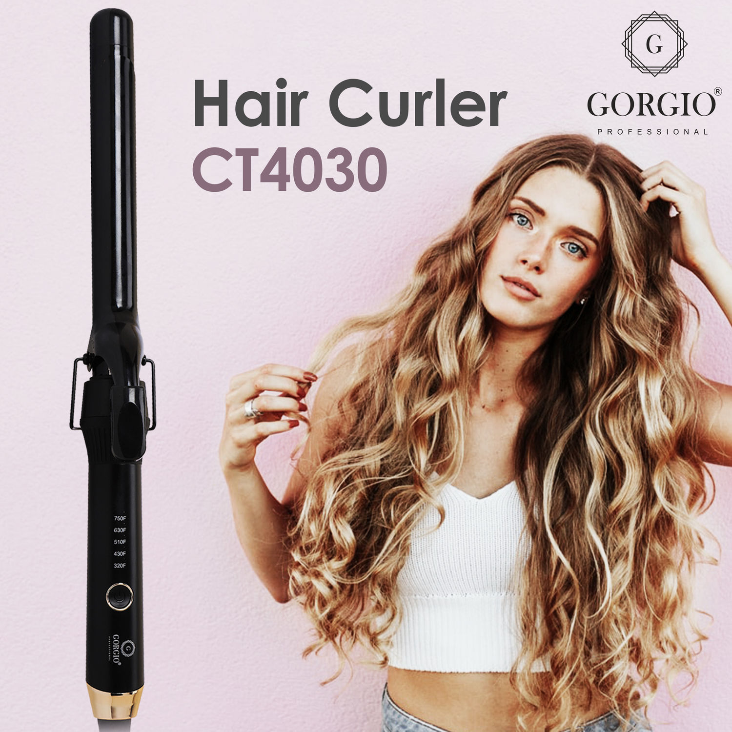 Buy Gorgio Professional Curling Tong CT4030 22mm Online Purplle