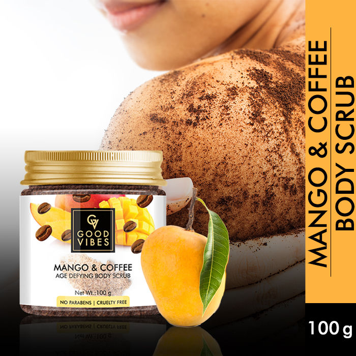 Buy Good Vibes Age Defying Body Scrub - Mango and Coffee (100 gm) - Purplle