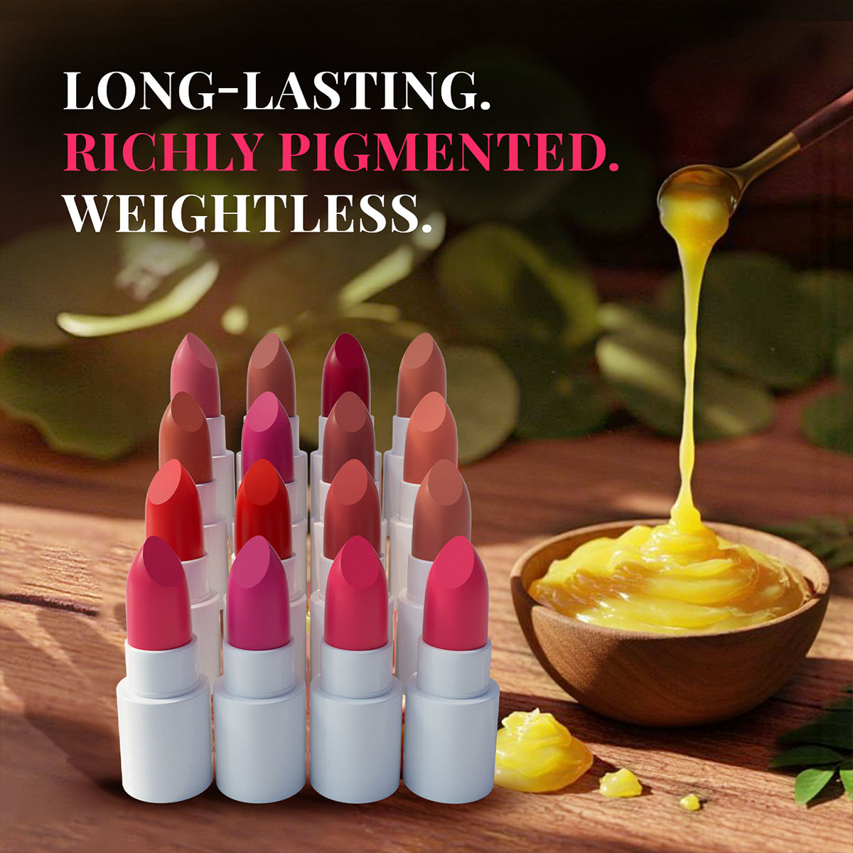 Buy Just herbs Herb Enriched Ayurvedic Lipstick Shade Sampler Kit